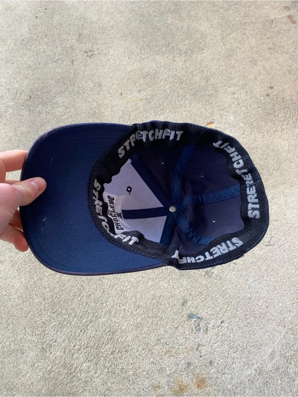 West Coast Choppers Embroidered Cross Baseball Cap - Navy - Picture 5 of 5